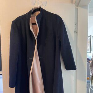 Vintage Blue 100% Wool Coat